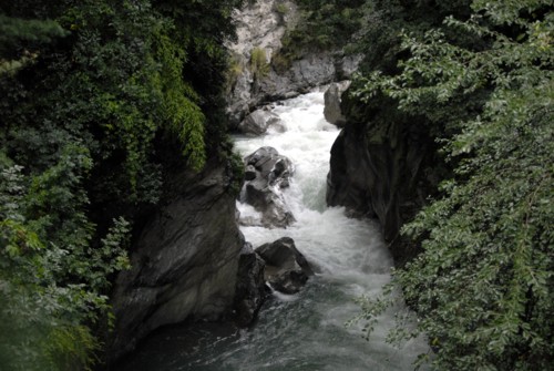 Auf dem Algunder Waalweg von Algund nach Meran