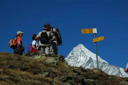 Ober Satteln von der Täschalp nach Zermatt