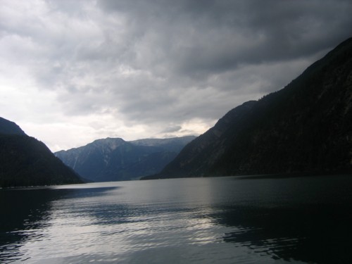 Rückfahrt mit den Schiff über den Achensee nach Pertisau