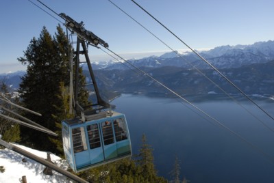  Seilbahn vom Ort Walchensee am Walchensee zum Herzogstand