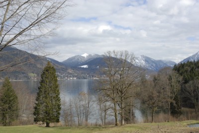 Tegernsee im Frhjahr, von Gmund aus gesehen