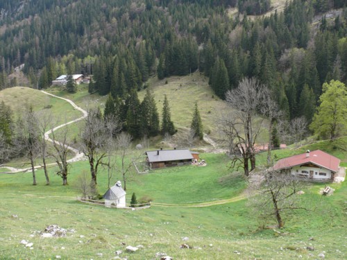 Von der Mitteralm am Wendelstein auf die Reindleralm