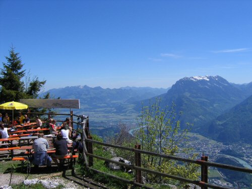 Blick vom Pendlinghaus auf den Zahmen Kaiser