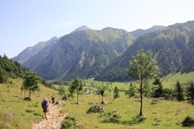 Blick auf die Eng im Karwendel