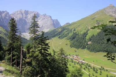 Blick auf die Eng im Karwendel