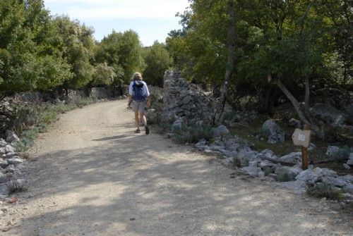 Pepi's trail bei Beli auf der Insel Cres in Kroatien