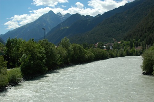 Inn im Oberinntal bei Pfunds