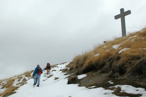 Gipfelkreuz des Monte Lemo