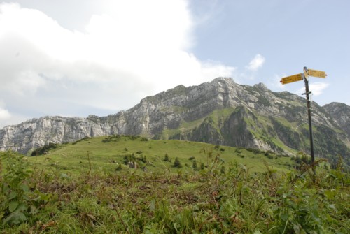 Blick auf den Mattstock (1936m) vom Berggasthof Oberchaeseren